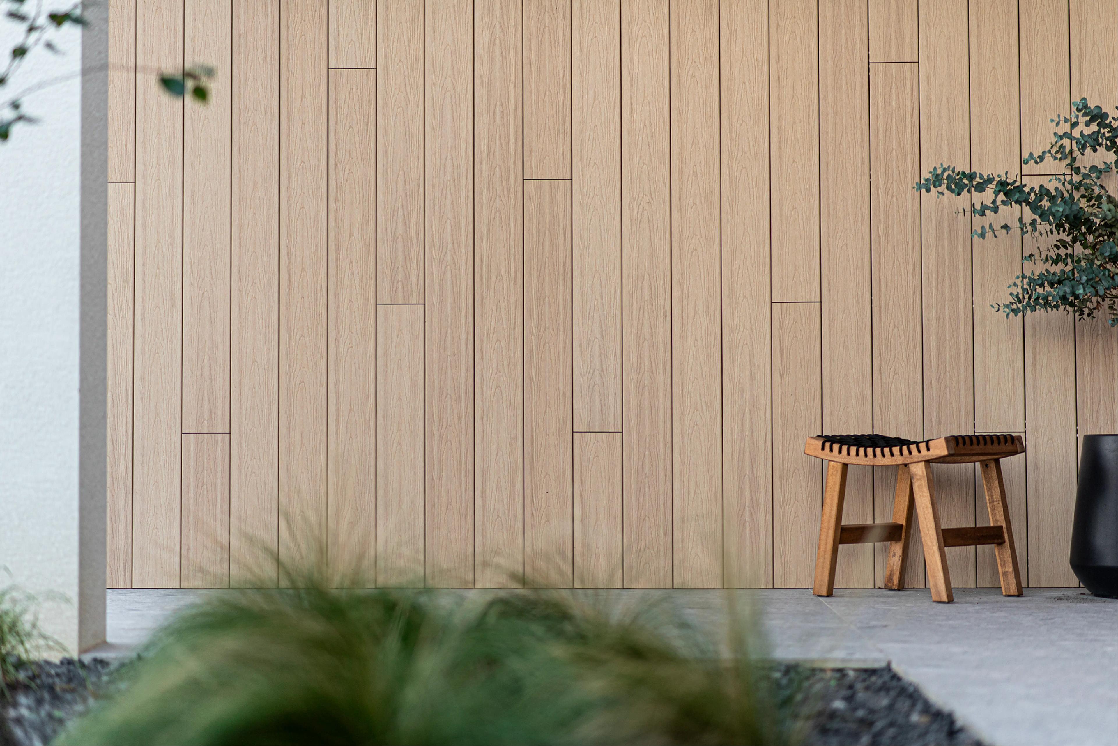 Maintenance-free composite facade cladding Timbermax